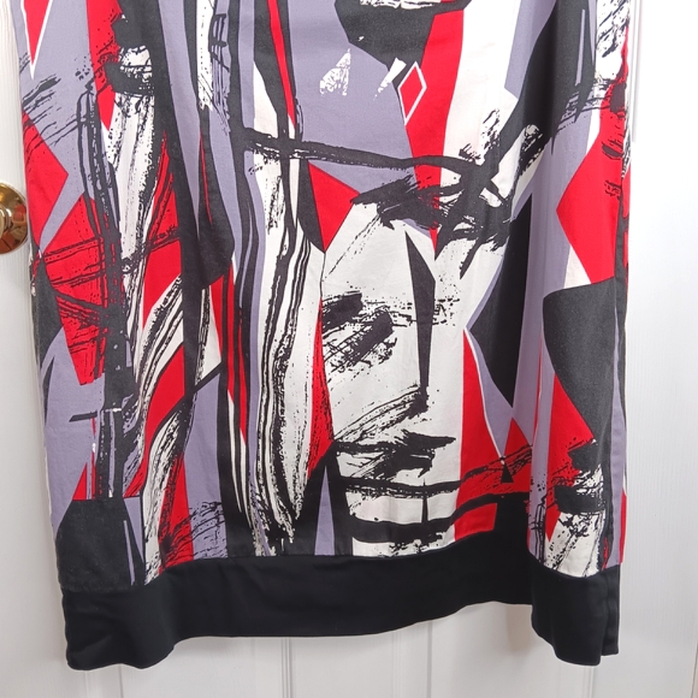 NWOT Ricki's Plus Size 18 MultiColor Sleeveless Dress Knee Length Career Party - Picture 6 of 15